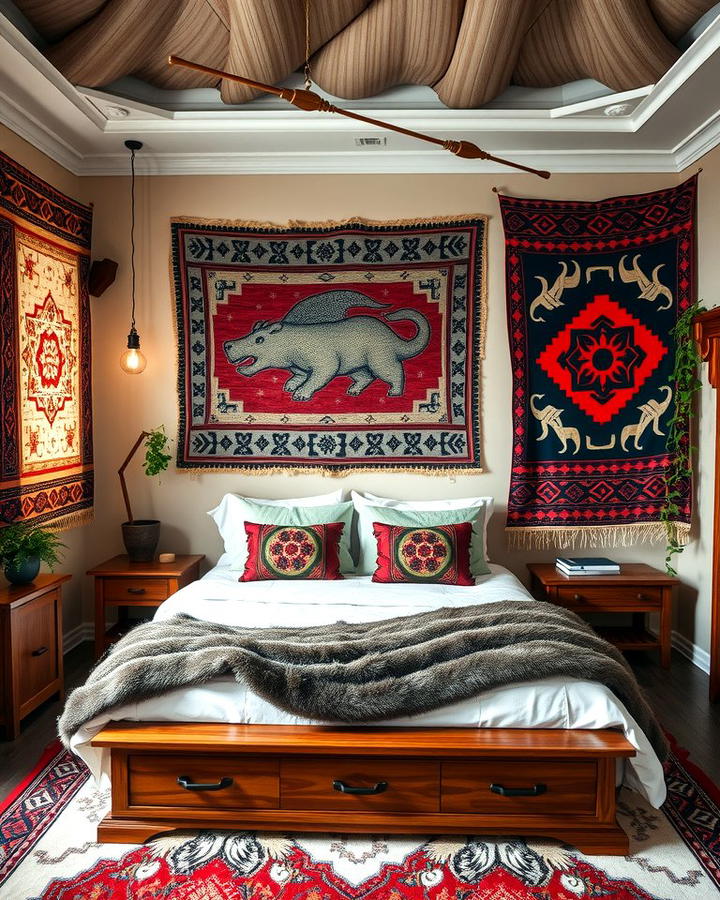 Nordic Tapestries - 25 Viking Bedroom Ideas