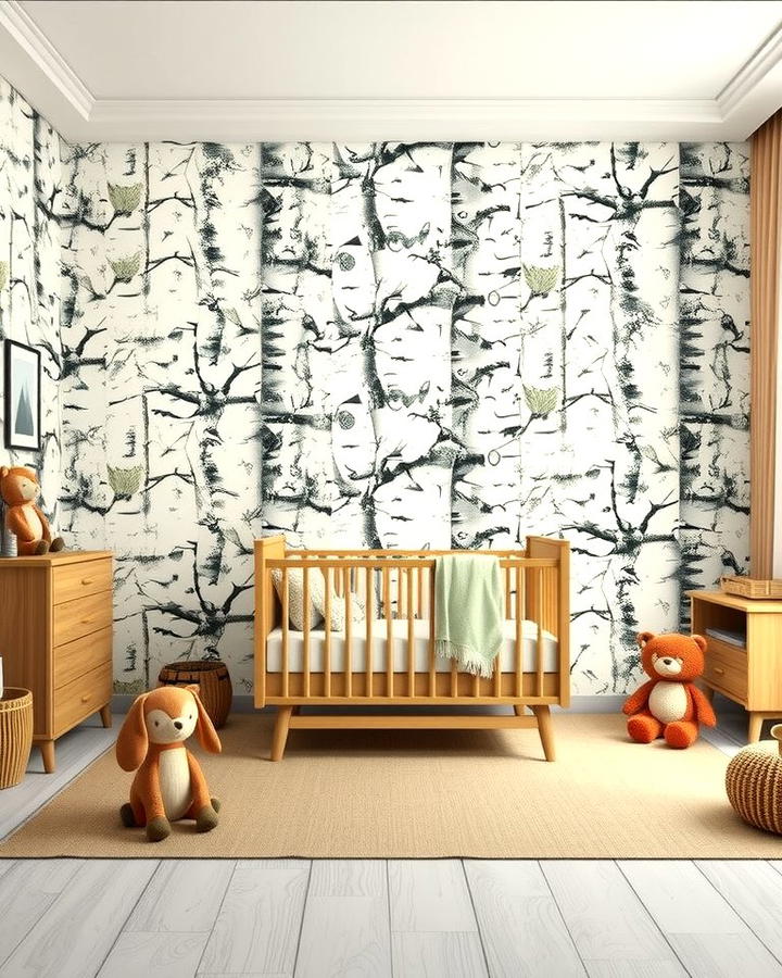 Ocean Wave Wallpaper - 25 Nautical Nursery Ideas