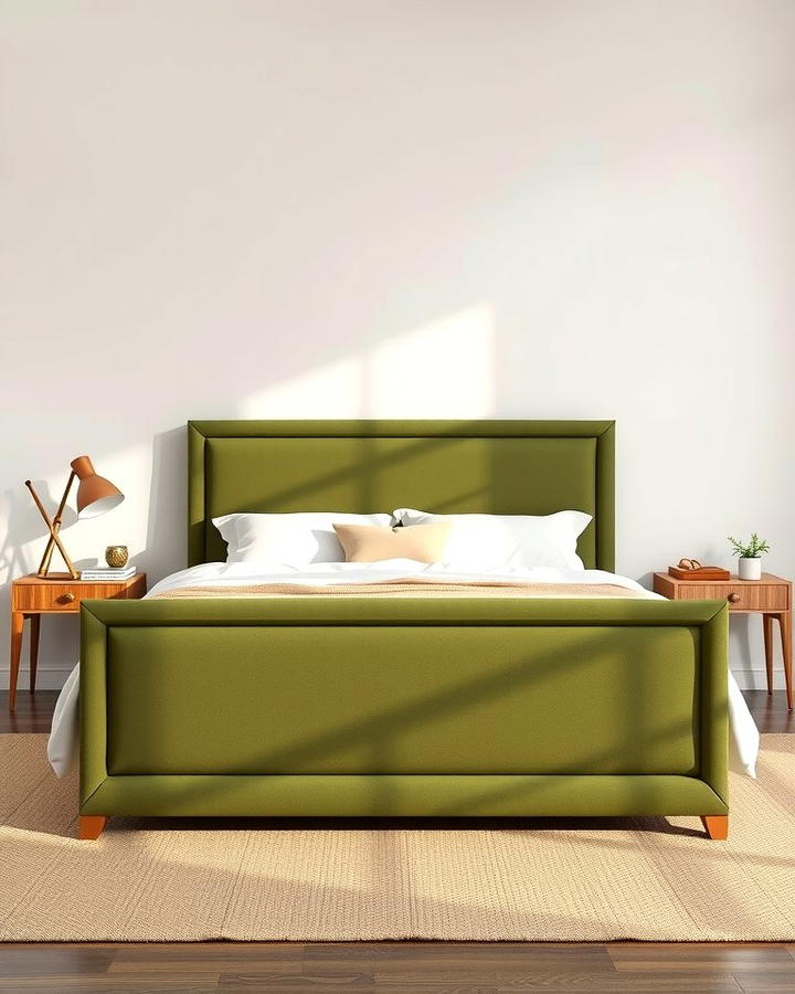 Olive Green Bed Frame - 30 Olive Green Bedroom Ideas