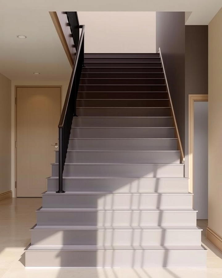 Ombre Gradient Effect - 25 Painted Stair Ideas