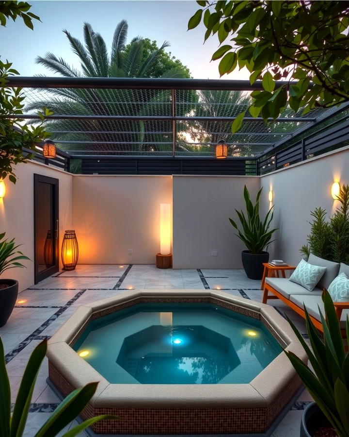 Open Air Jacuzzi - 25 Terrace Design Ideas