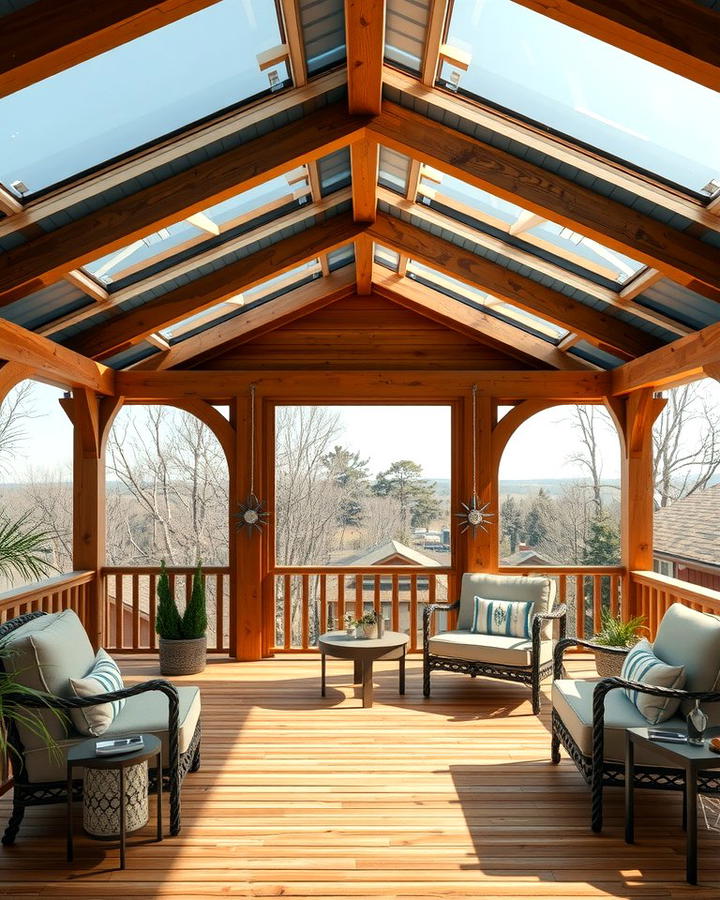 Open Air Shed Roof Porch - 25 Shed Roof Porch Design Ideas