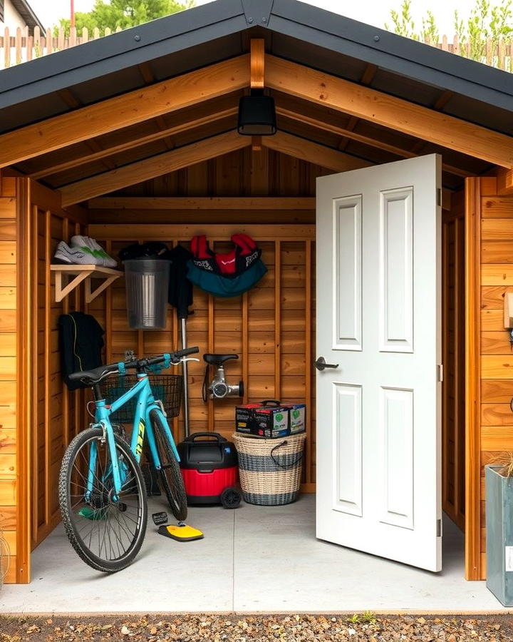 Open Air Shed - 25 wood shed ideas