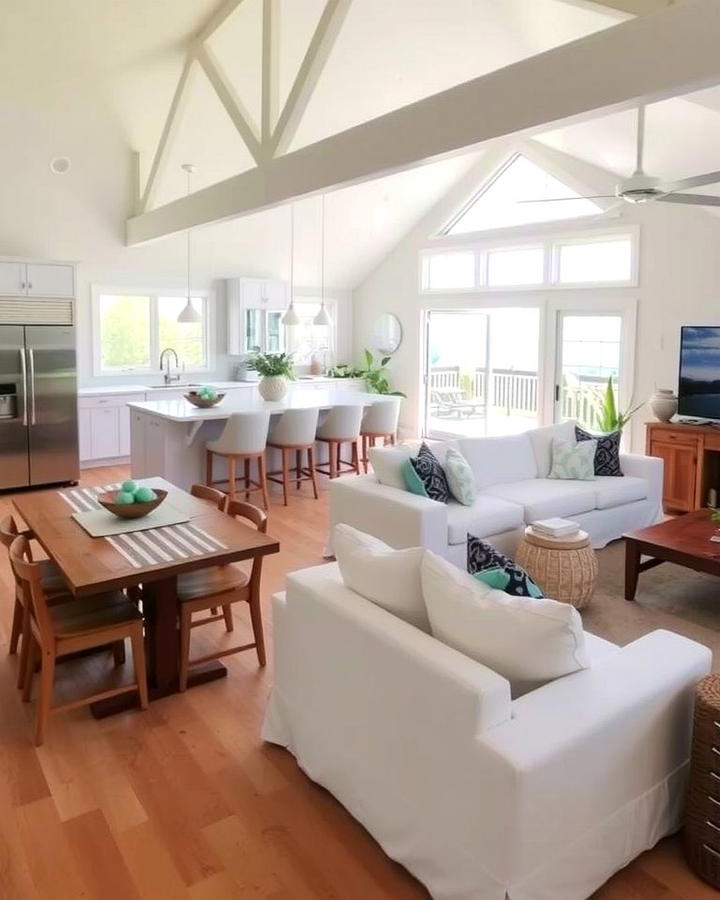 Open Concept Living Spaces - 25 Modern Cape Cod House Ideas