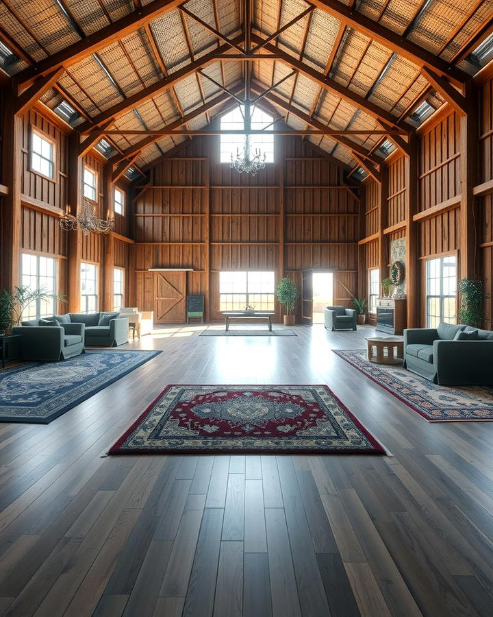 Open Floor Plan - 25 Pole Barn Interior Ideas