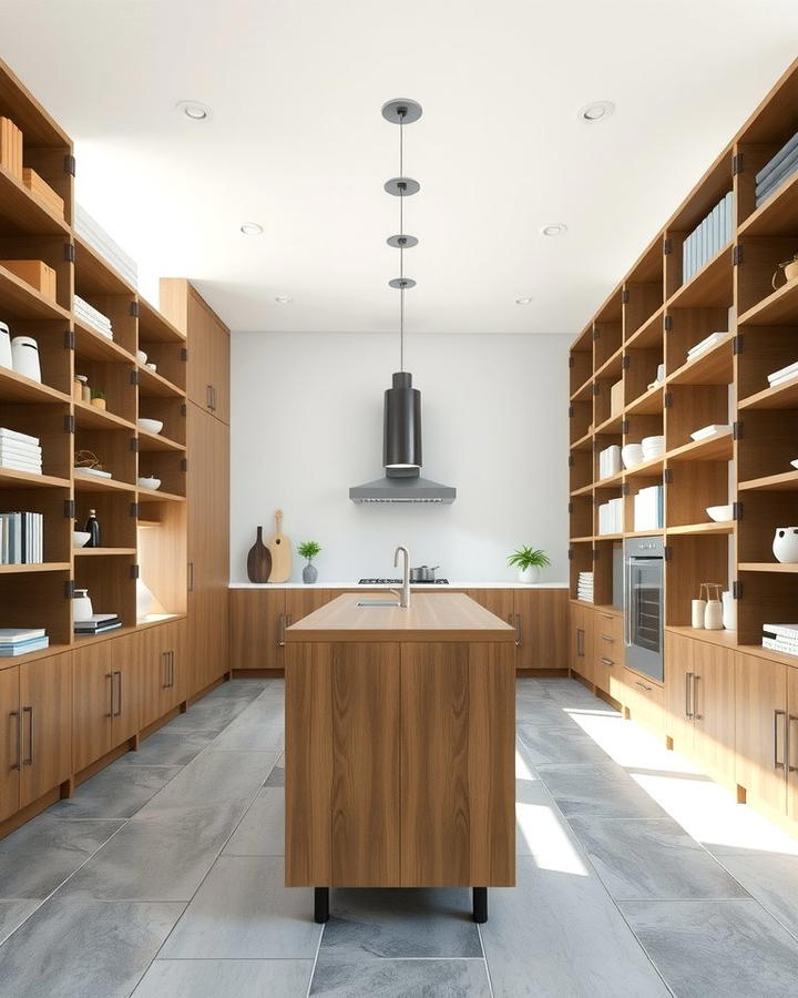 Open Shelves as Room Dividers - 25 Open Shelving Kitchen Ideas