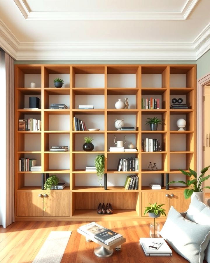 Open Shelving Units for Airy Separation - 25 Room Divider Ideas