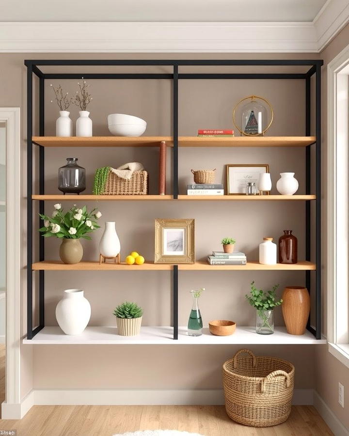 Open Shelving - 25 Transitional Interior Design Ideas