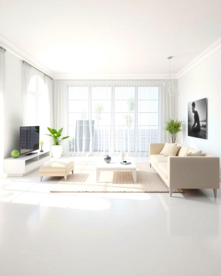 Open White Spaces - 25 White Living Room Ideas