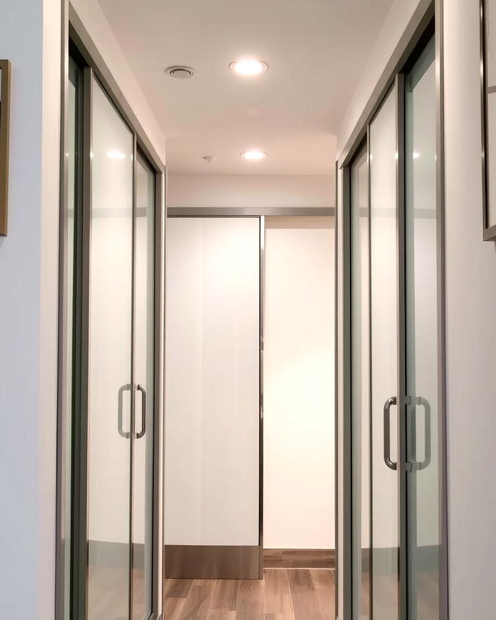 Opt for Sliding Doors to Save Space - 25 Narrow Hallway Ideas