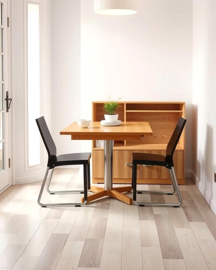 Opt for a Drop Leaf Table - 25 Small Dining Room Ideas