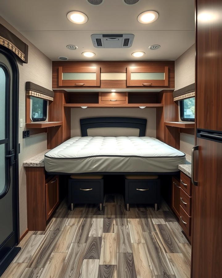 Opt for a Foldable or Murphy Bed - 25 Rv Bedroom Ideas