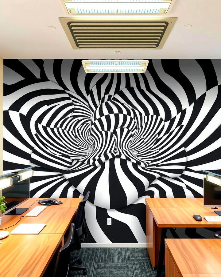 Optical Illusion Murals - 25 Office Wall Murals