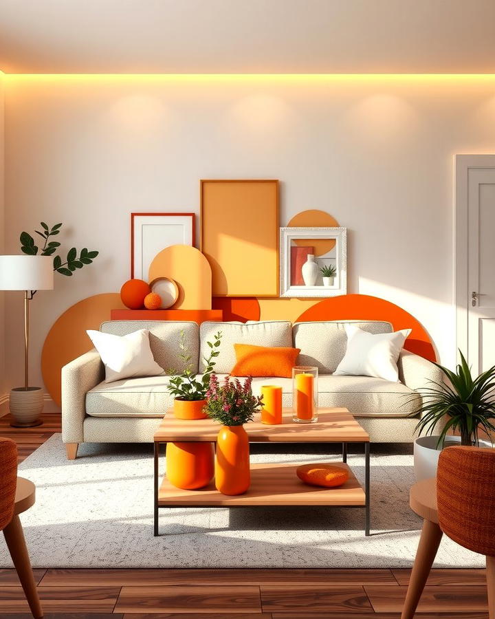Orange Accessories for Subtle Accents - 25 Orange Room Ideas