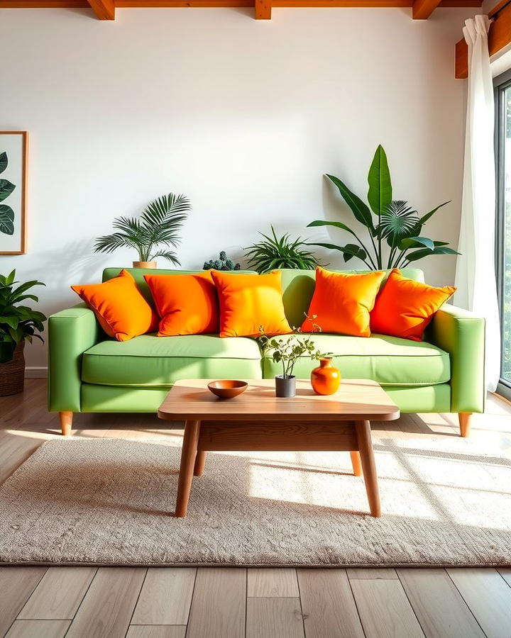 Orange and Green Palette - 25 Orange Room Ideas