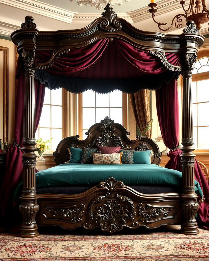 Ornate Canopy Beds - 25 Victorian Bedroom Ideas