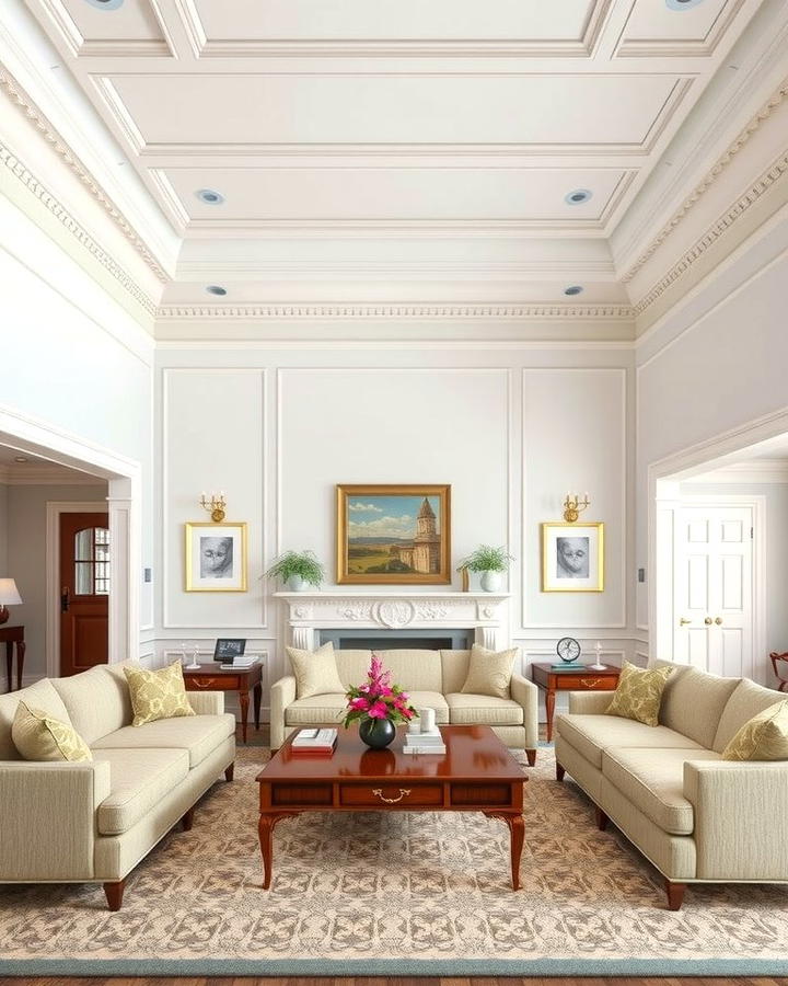 Ornate Crown Moldings and Trim - 25 Traditional Interior Design Ideas