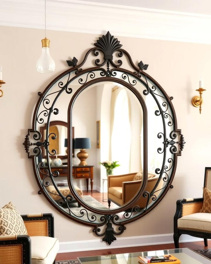 Ornate Mirrors - 25 Spanish Style Living Room Ideas