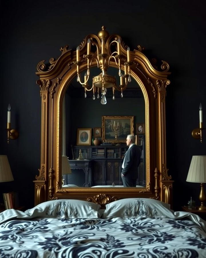 Ornate Mirrors 2 - 30 dark academia bedroom ideas