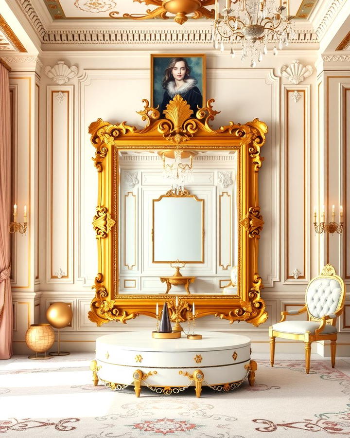 Ornate Mirrors to Reflect Elegance - 25 Princess Room Ideas