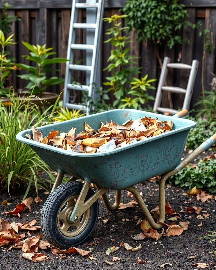 Outdoor Compost Bin - 25 Old Wheelbarrow Ideas