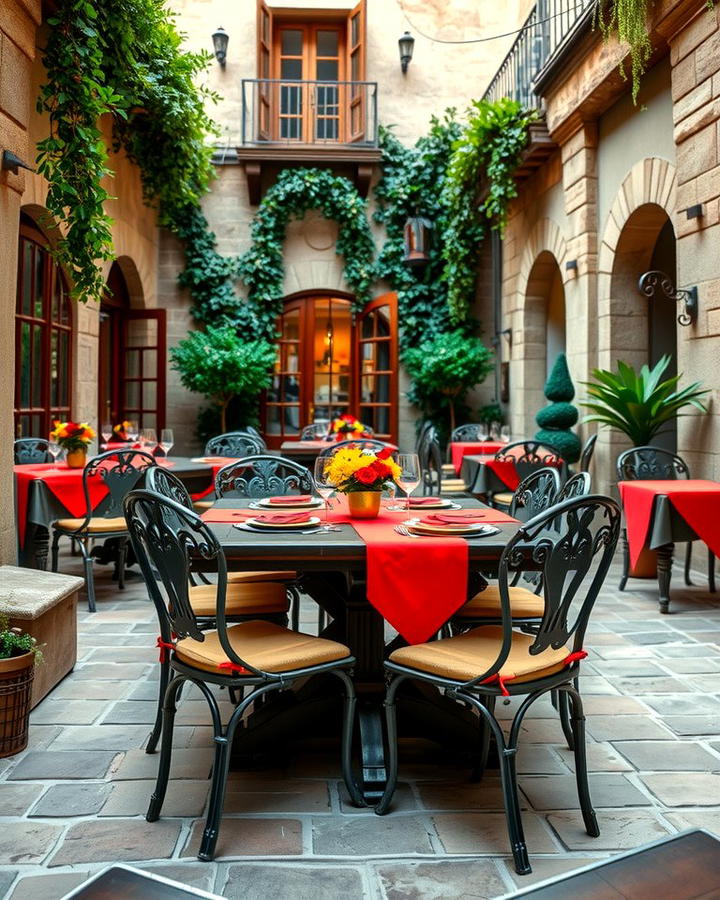 Outdoor Dining Area - 25 spanish courtyard ideas