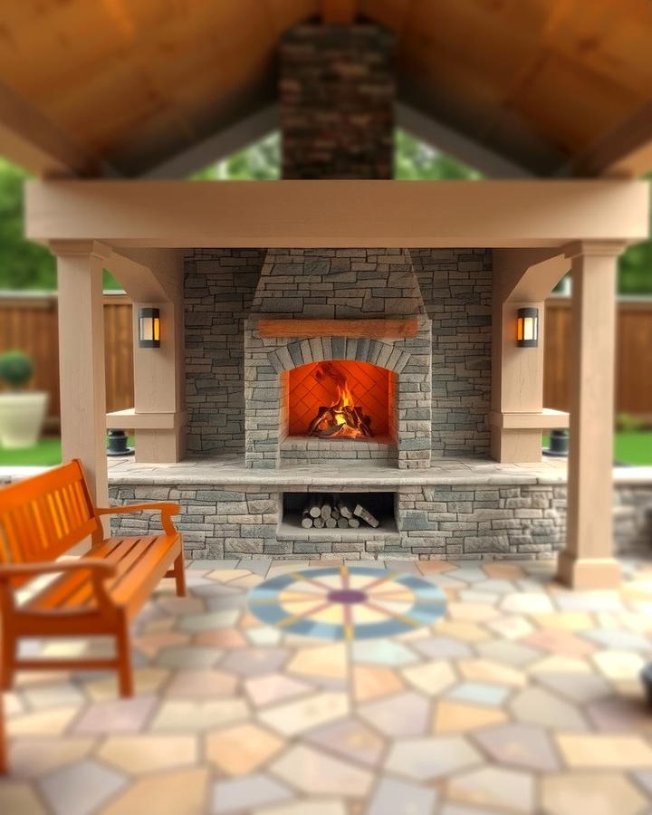 Outdoor Fireplace Enclosures - 25 Patio Enclosure Ideas