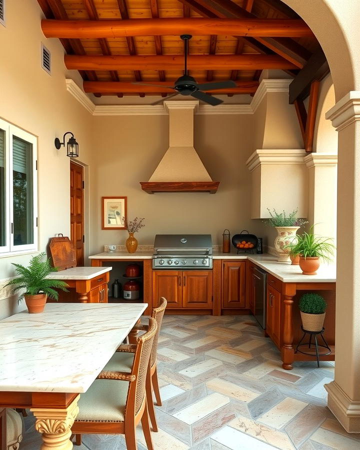 Outdoor Kitchens - 25 Spanish Modern Interior Design Ideas