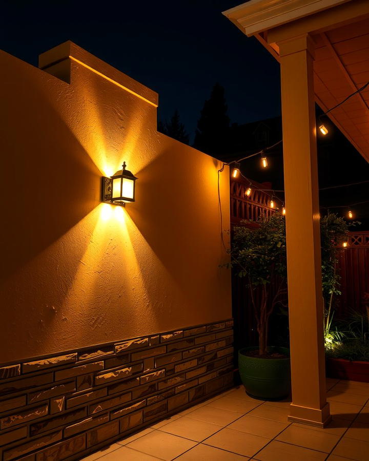 Outdoor Lighting Features - 25 Patio Wall Ideas