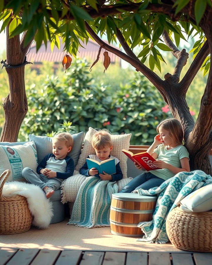 Outdoor Reading Nooks - 30 Eyfs Outdoor Area Ideas