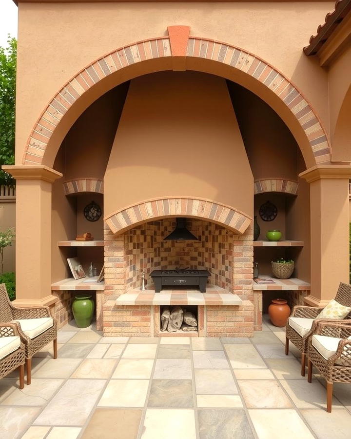 Outdoor Spanish Fireplace - 25 Spanish Style Fireplace Ideas