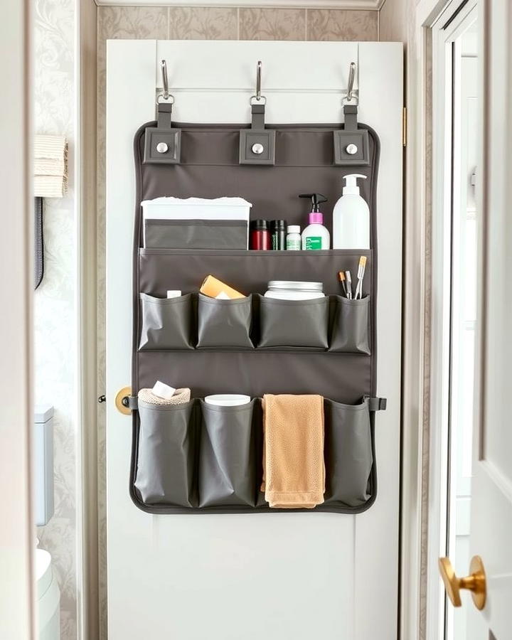 Over the Door Organizers - 25 Small Rv Bathroom Ideas