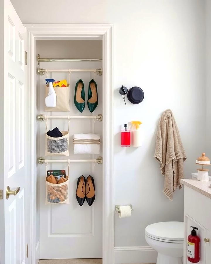 Over the Door Organizers for Hidden Storage - 25 Wall Storage Ideas