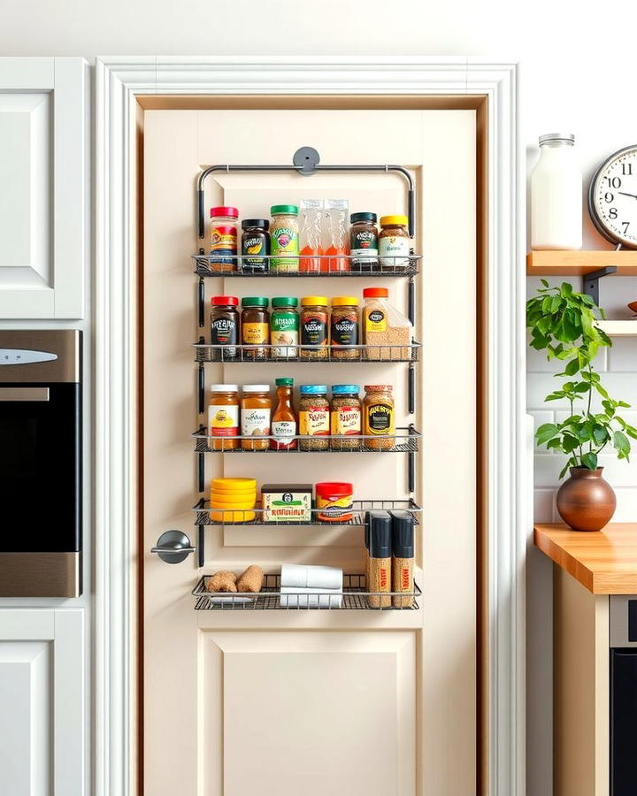 Over the Door Spice Rack - 25 Spice Rack Ideas