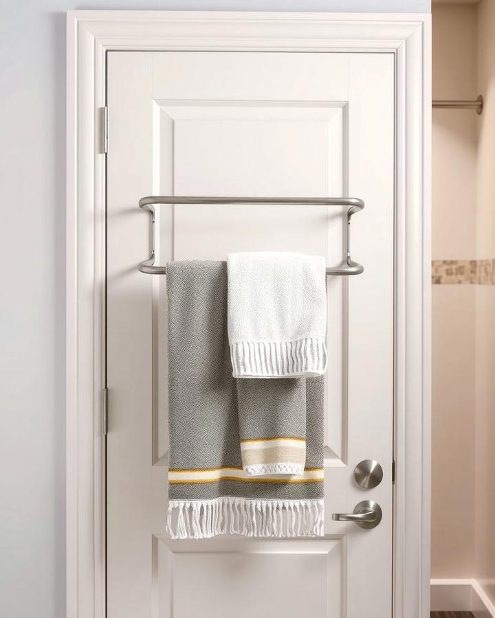 Over the Door Towel Rack - 25 Towel Display Ideas