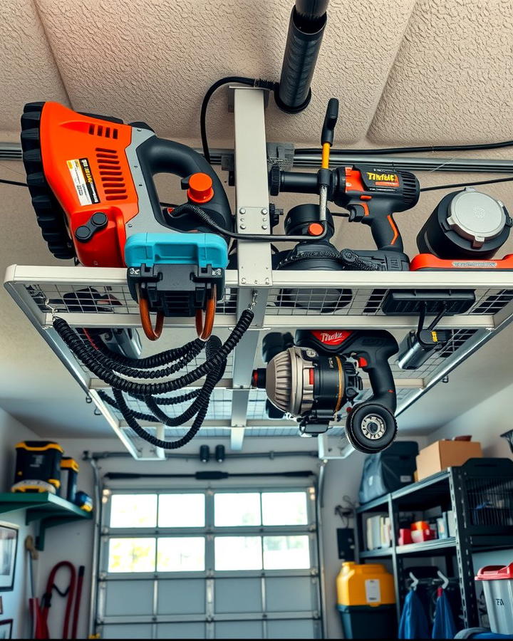 Overhead Storage Racks - 25 Power Tool Storage Ideas