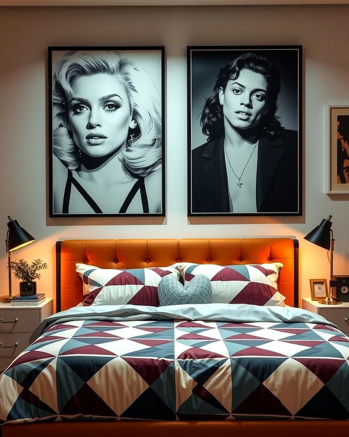 Oversized Posters of Pop Icons - 30 80s Bedroom Ideas