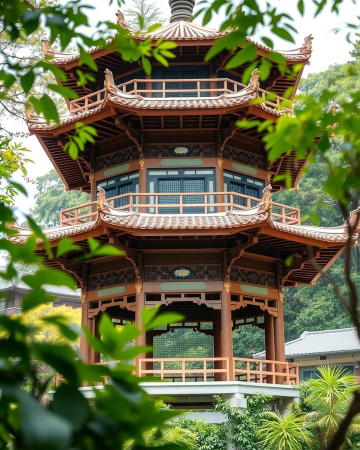 Pagoda Style Structures - 30 Asian Landscaping Ideas