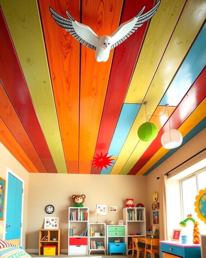 Painted Wood Ceilings for Custom Creativity - 25 Wood Ceiling Ideas