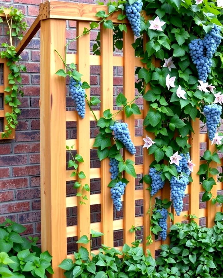 Pallet Fence Trellis - 25 Pallet Fence Ideas