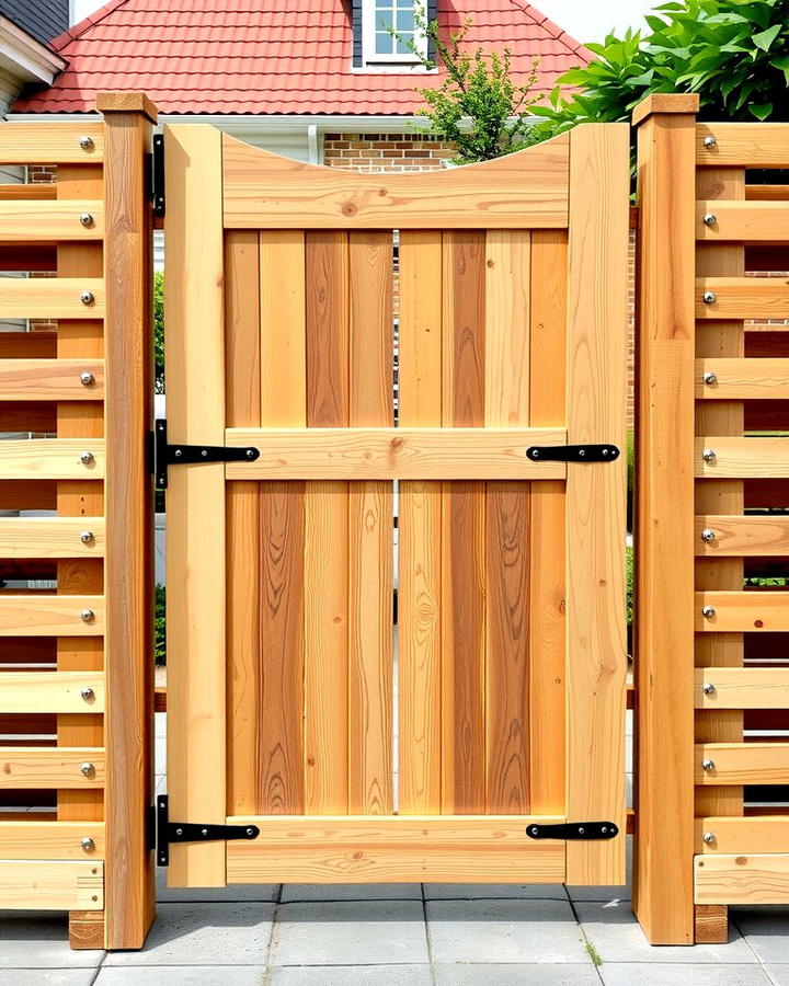 Pallet Fence with a Gate - 25 Pallet Fence Ideas