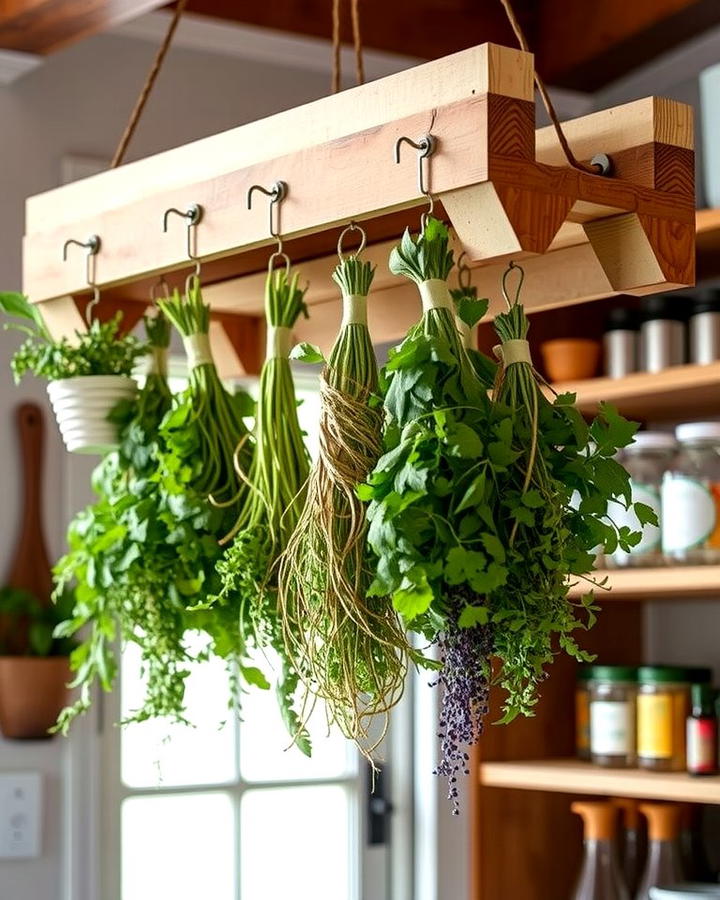 Pallet Hanging Herb Dryer - 25 Pallet Garden Ideas