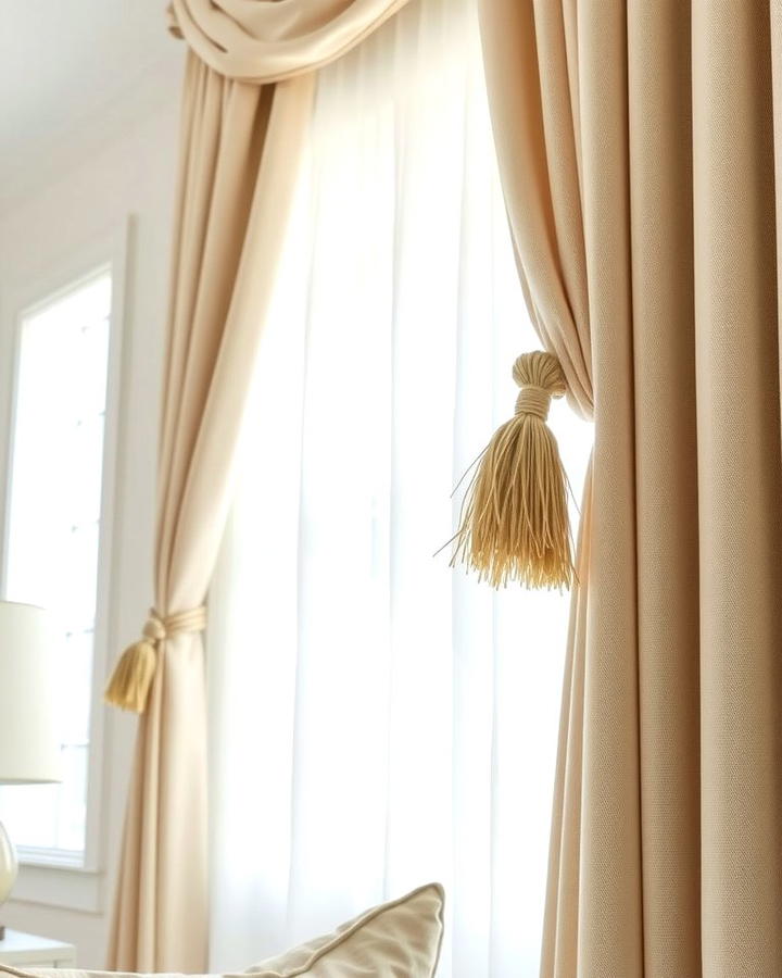 Pampas Grass Curtain Tiebacks - 25 Pampas Grass Decor Ideas