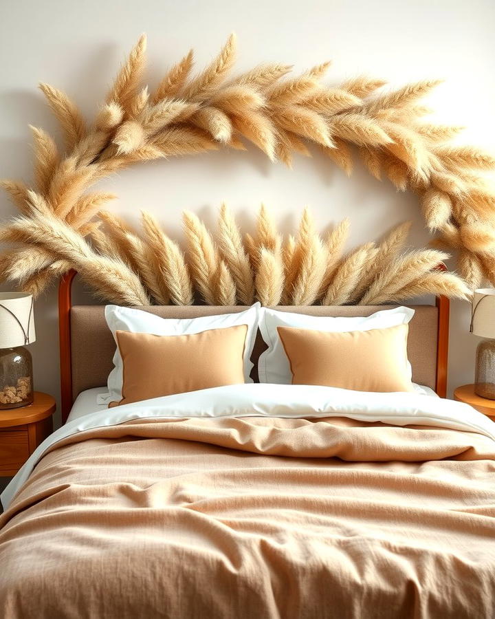 Pampas Grass Headboard Decor - 25 Pampas Grass Decor Ideas