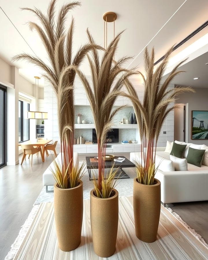 Pampas Grass Room Dividers - 25 Pampas Grass Decor Ideas