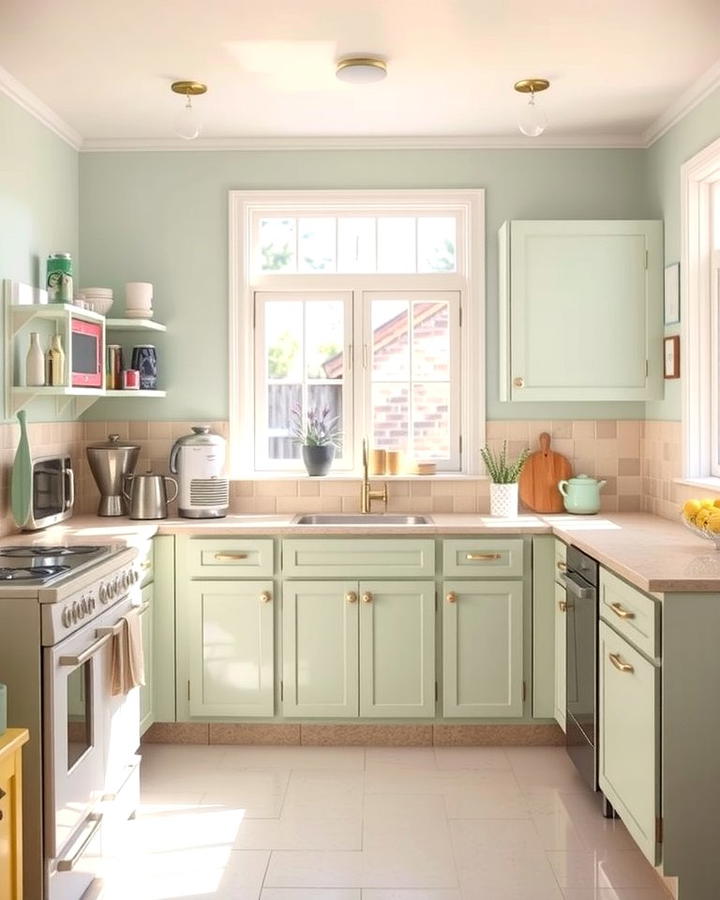 Pastel Color Palette - 25 Vintage Kitchen Ideas