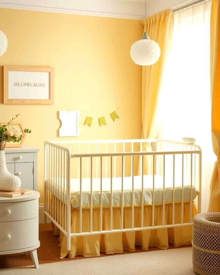 Pastel Yellow Crib Sheets - 25 Yellow Nursery Ideas