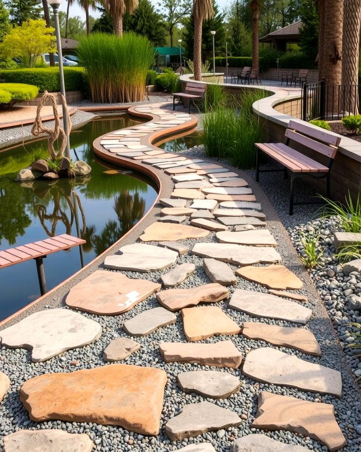 Pathways Around the Pond - 25 Pond Landscaping Ideas