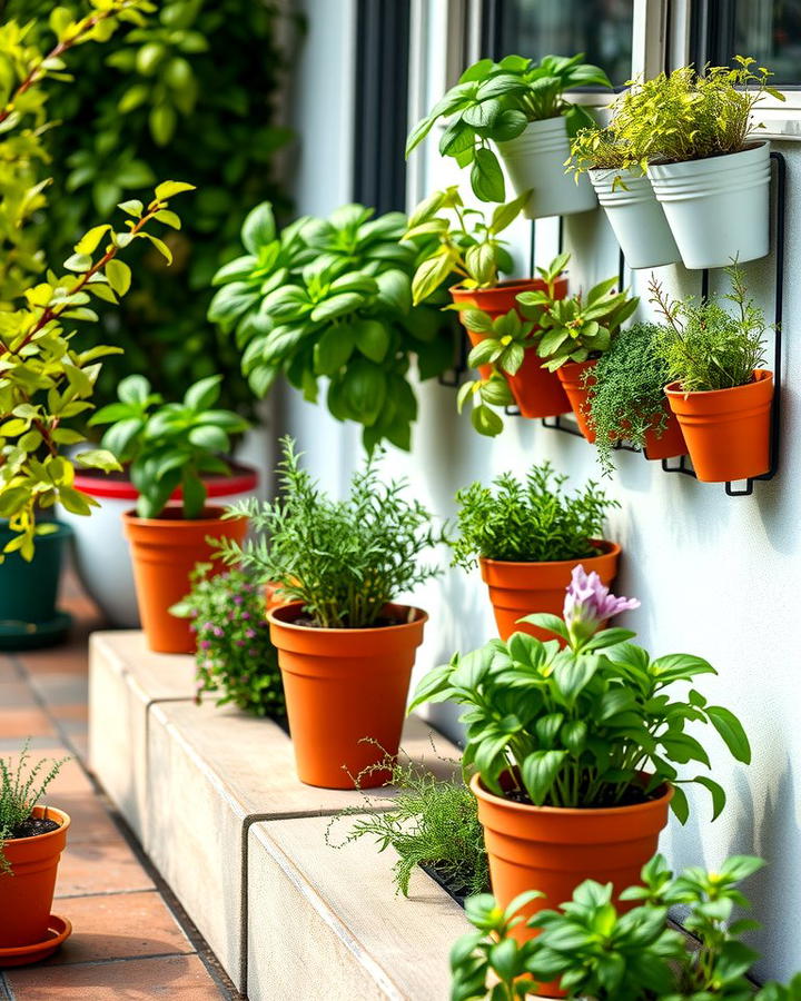 Patio Herb Gardens - 25 Patio Small Garden Ideas