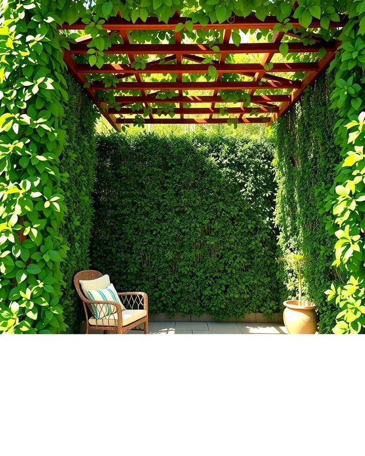 Patio Privacy Trellis - 25 Trellis Ideas